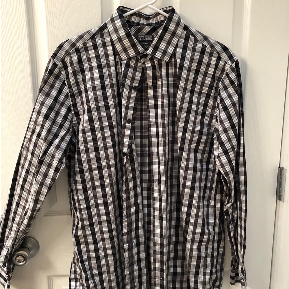 Slim fit Plaid Dress Shirt 16.5 34/35